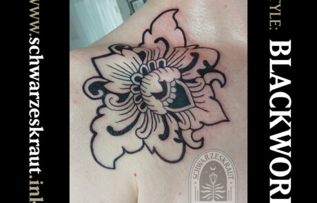Blackwork Tattoo Fulda – Schwarzeskraut