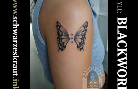Blackwork Tattoo Fulda – Schwarzeskraut